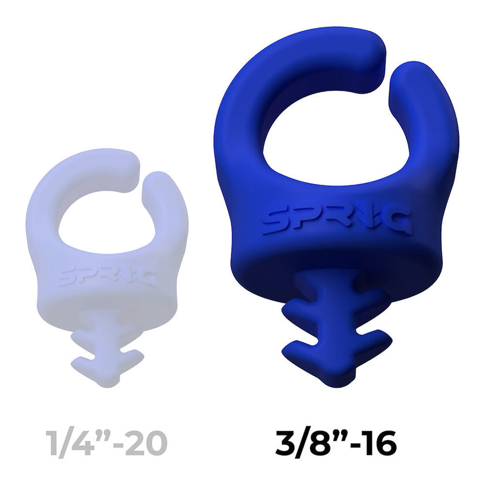 SPRIG Cable Opening 13.5mm 3/8”-16 - Blue - 3-Pack