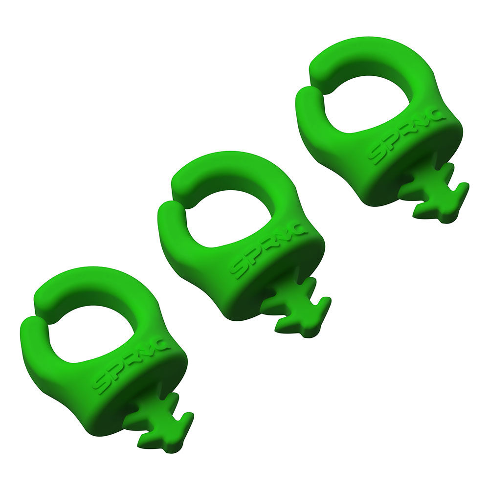 SPRIG Cable Opening 13.5mm 3/8”-16 - Green - 3-Pack