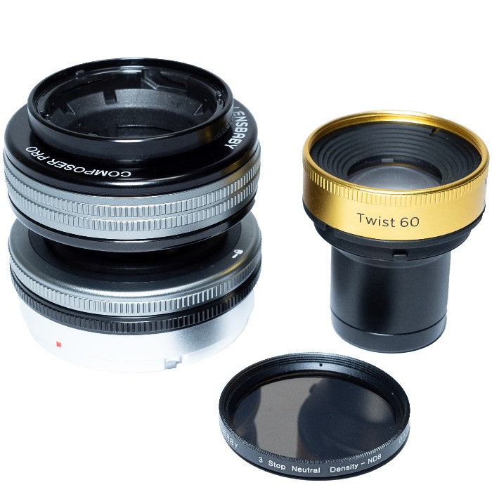 Lensbaby Composer Pro II w/ Twist 60 Optic + ND filter Pentax K