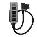 Kondor Blue 12V Metal D-Tap Hub 4 Way Port Power Tap Splitter (1/4"-20 Threads)