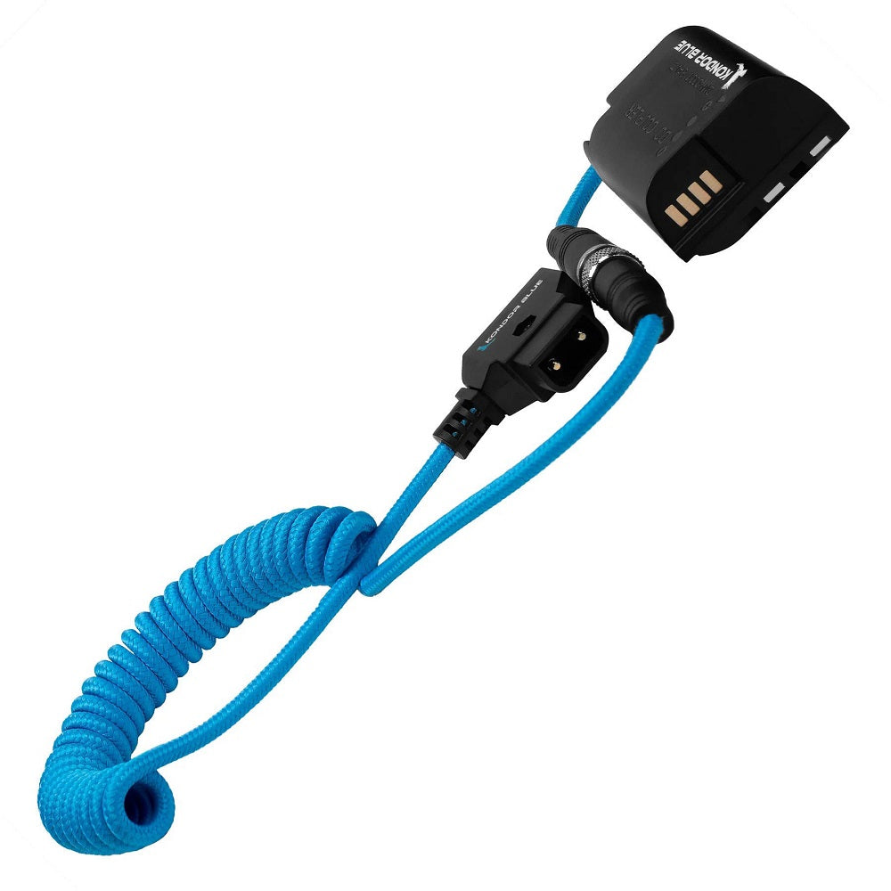 Kondor Blue D Tap to Lumix S5 GH5 DMW-BLK22 Dummy Battery Cable