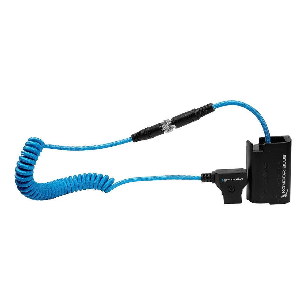 Kondor Blue D Tap to Lumix S5 GH5 DMW-BLK22 Dummy Battery Cable