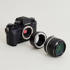 Urth Lens Mount adapter: Compatible with Nikon F Lens to Fujifilm X Camera Body
