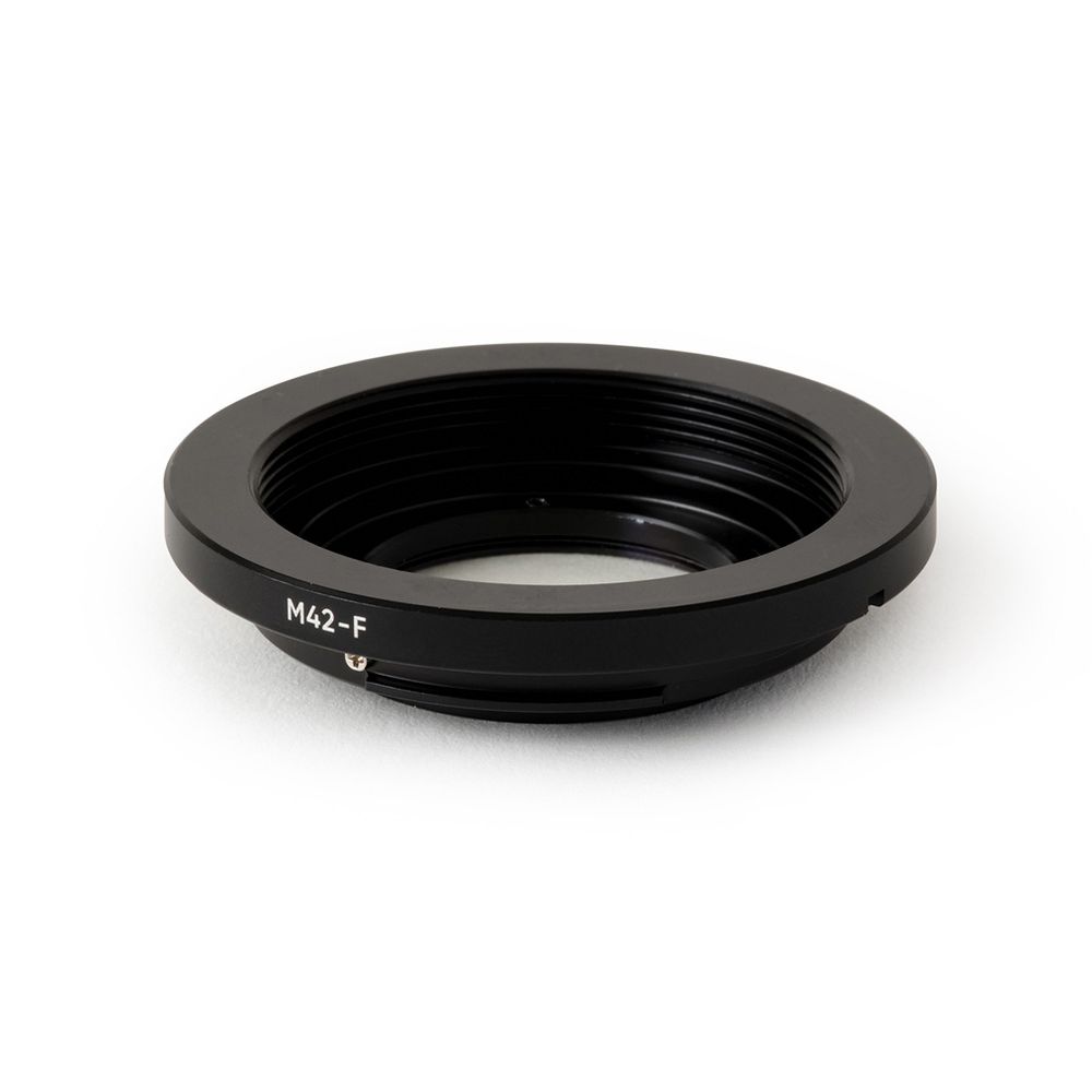Urth Lens Mount adapter: Compatible with M42 Lens to Nikon F Camera Body (with Optical Glass)