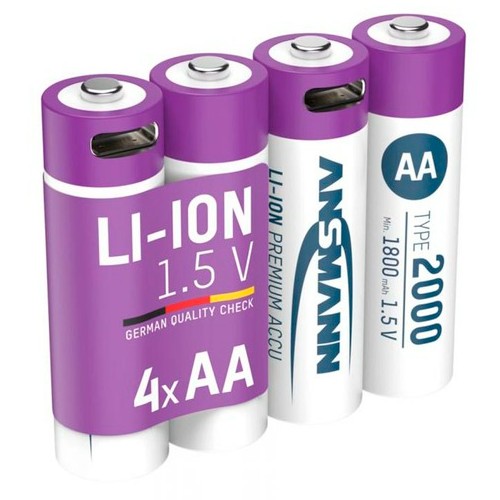 Ansmann Mignon AA 2000 Typ USB-C 4-Pack (1800mAh)