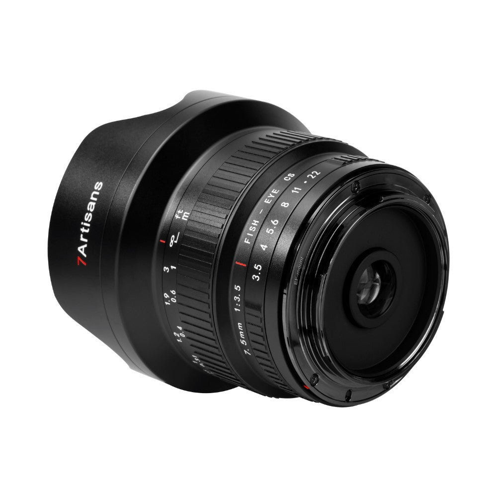 7Artisans MF 7.5mm f/3.5 Canon EF Black