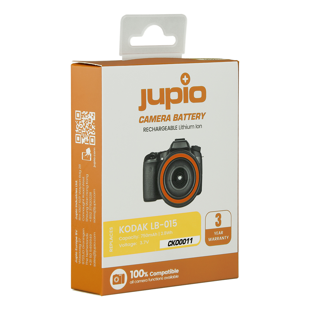Jupio battery LB-015 for Kodak WPZ2