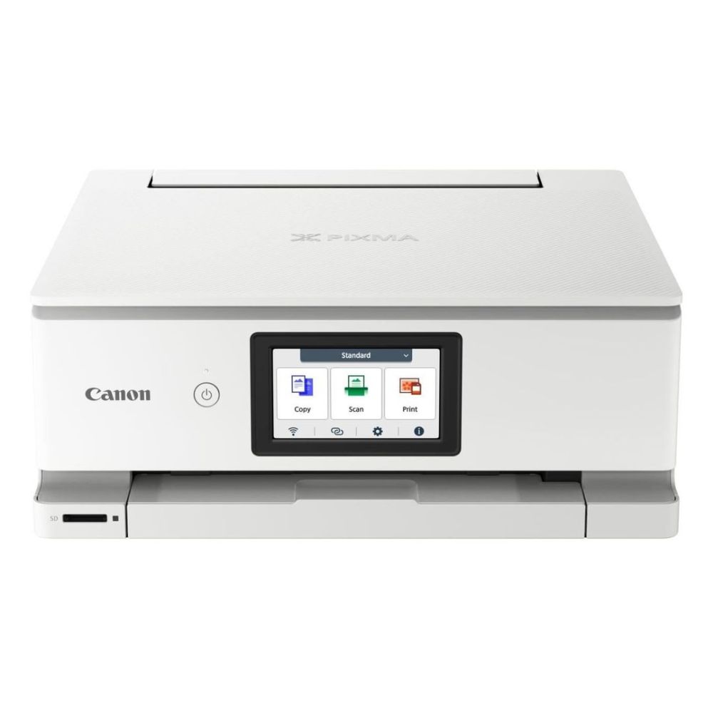 Canon PIXMA TS8751 Wireless Inkjet Multifunction Printer, White, A4/A5/B5