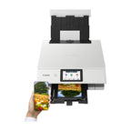 Canon PIXMA TS8751 Wireless Inkjet Multifunction Printer, White, A4/A5/B5
