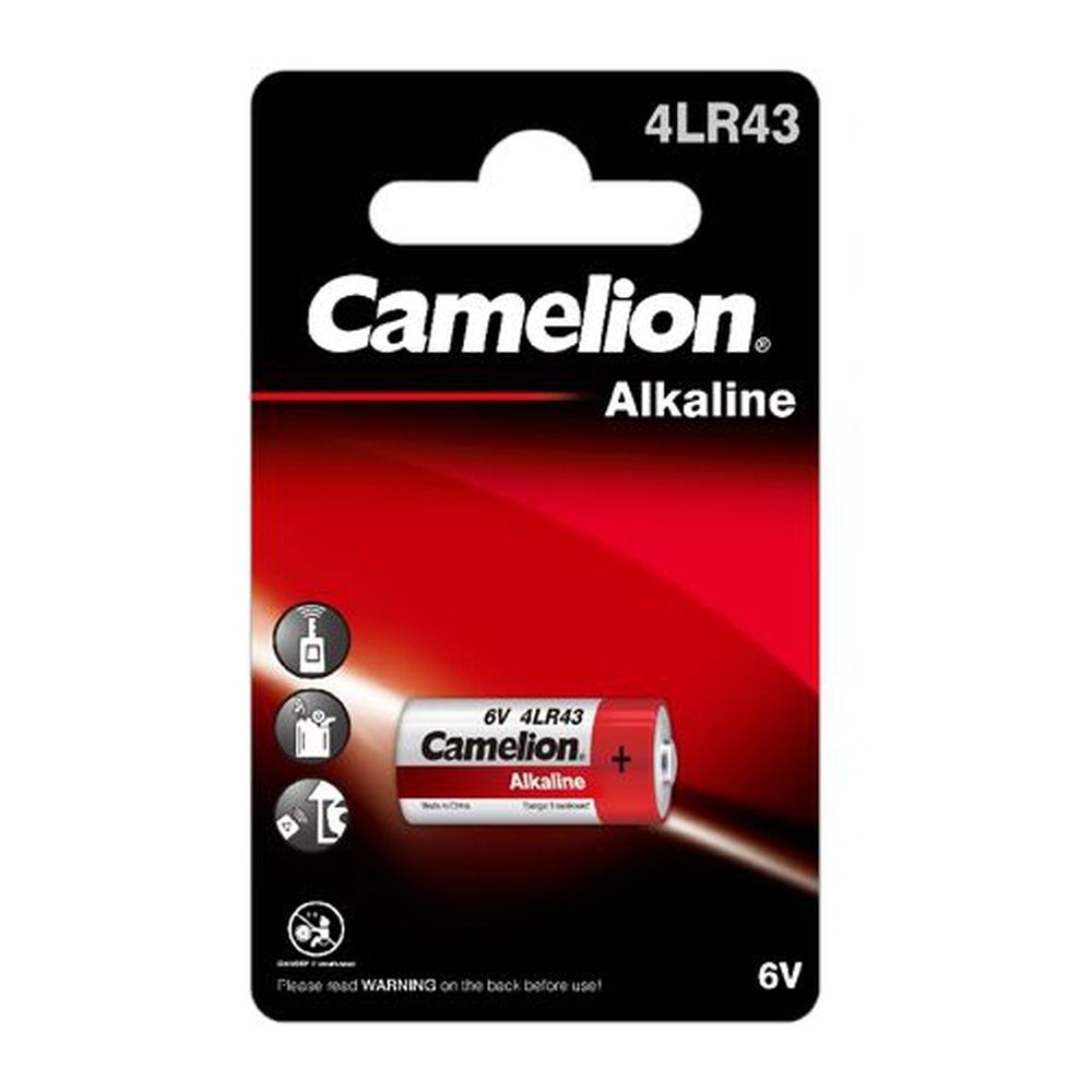 Camelion Plus Alkaline 4LR43 6V 0% Mercury Blister 1