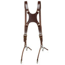 The Hantler Dual camera harness Brandy / Brass, Large