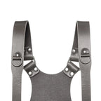 The Hantler Dual camera harness Stone Gray / Old silver, Large