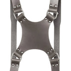 The Hantler Dual camera harness Stone Gray / Old silver, Large