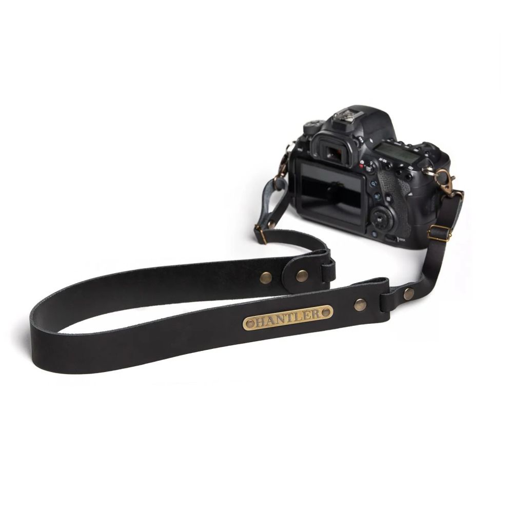 The Hantler Camera Neck strap Classic black / Old silver