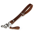 The Hantler Wrist strap - quick release Brandy / silver