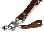 The Hantler Wrist strap - quick release Brandy / silver