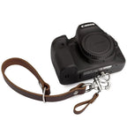The Hantler Wrist strap - quick release Brandy / silver