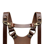 The Hantler Chest strap Brandy / Brass, 22cm