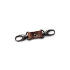 The Hantler Belt anchor Brandy / Old silver