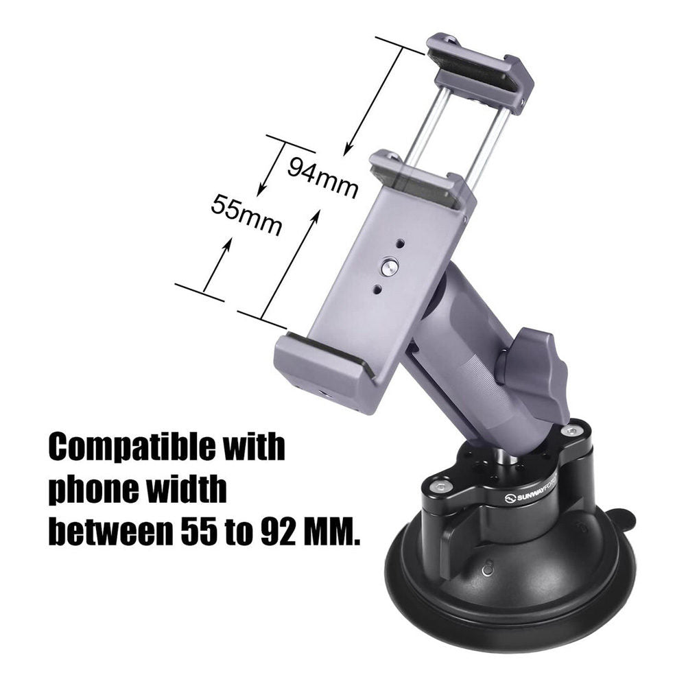 Sunwayfoto SPH-01 Multi-purpose suction cup with smartphone holder