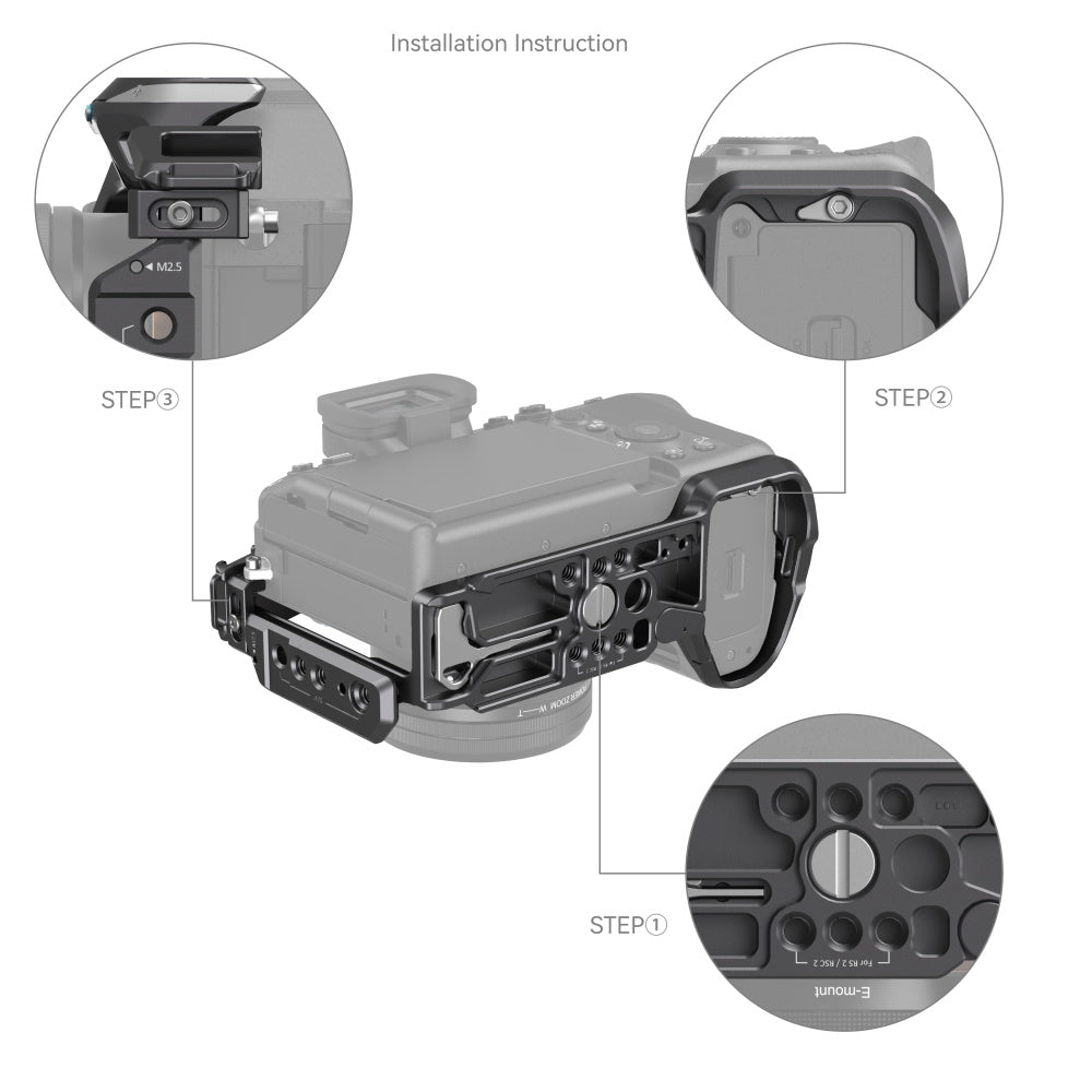 SmallRig 4308 Rhinoceros Cage Kit for Sony Alpha 7R V / 7I V / 7S II