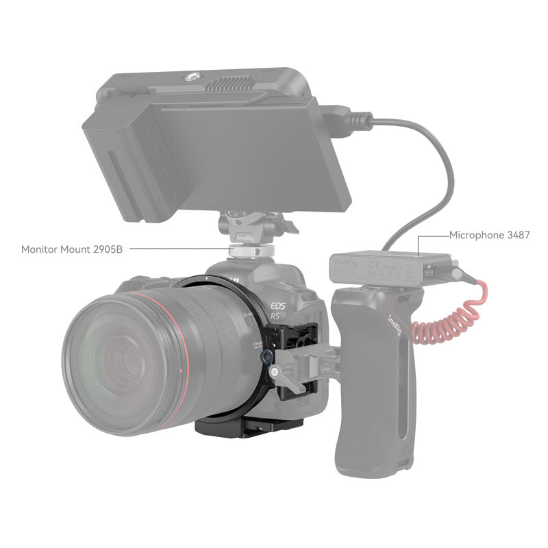 SmallRig 4300 Rotatable Horizontal-to-Vertical Mount Plate Kit for Canon EOS R Series