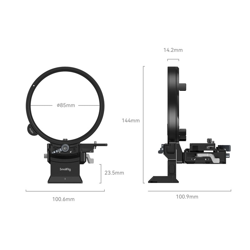SmallRig 4305 Rotatable Horizontal-to-Vertical Mount Plate Kit for FUJIFILM GFX Series