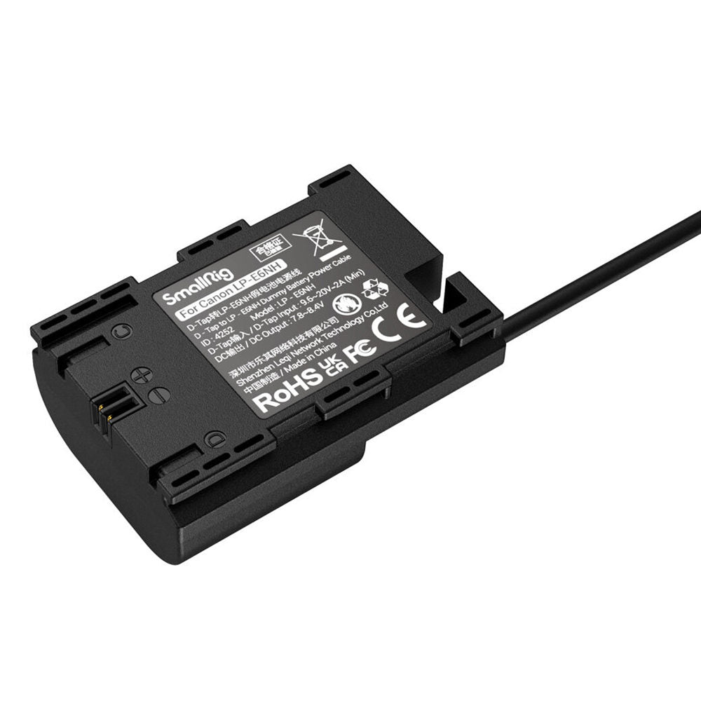 SmallRig 4252 Dummy Battery Power Cable D-Tap to LP-E6NH