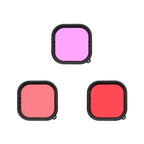 Telesin Diving filters for GoPro 9/10/11/12, red/pink/magenta