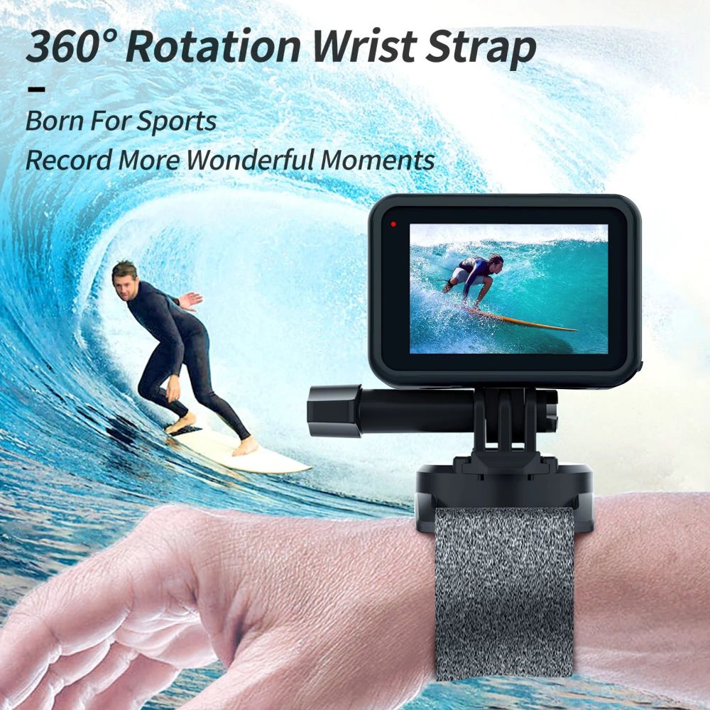 Telesin Wrist Strap Premium, 360° rotatable