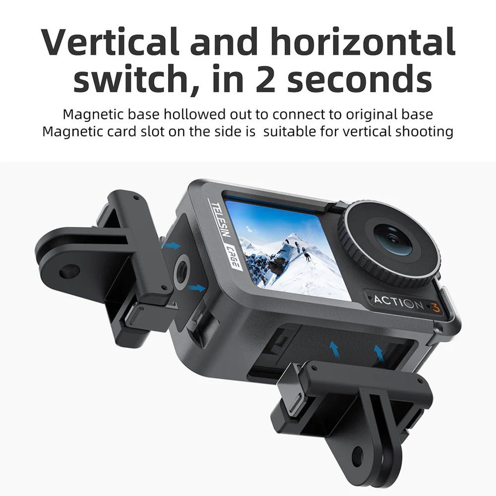 Telesin Metal cage for DJI Osmo Action 3