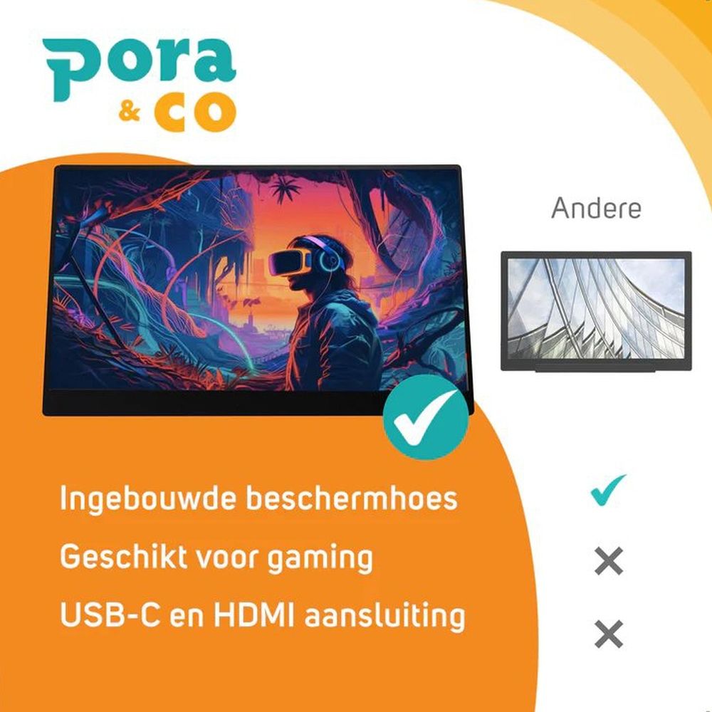Pora&Co Portable monitor 14.5 inch