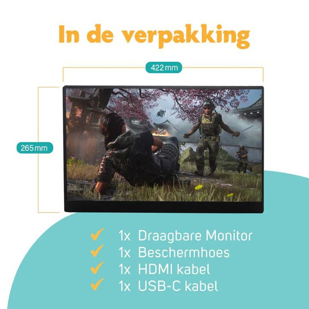 Pora&Co Portable monitor 18.5 inches