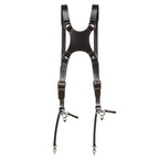 The Hantler Dual camera harness Black / Brass, Large