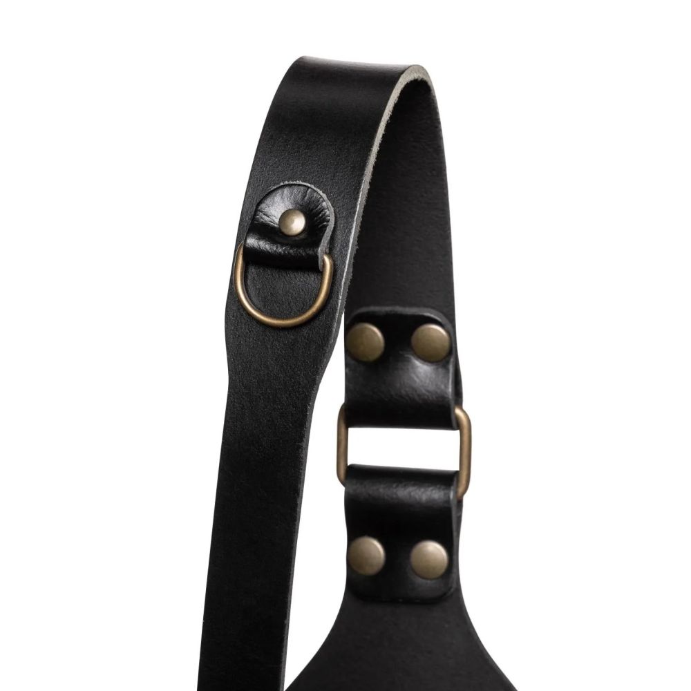 The Hantler Camera Shoulder strap Black / Brass, Regular