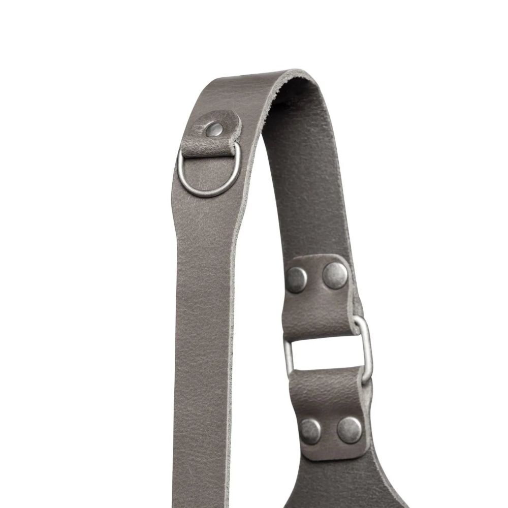The Hantler Camera Shoulder strap Stone Gray / Brass, Regular