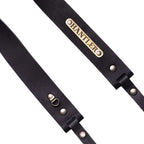 The Hantler Camera Neck strap Classic black / Brass