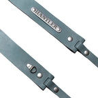 The Hantler Camera Neck strap Steel blue / Old silver
