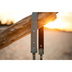 The Hantler Camera Neck strap Steel blue / Old silver