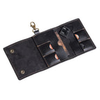 The Hantler Memory card holder Black / Brass, 6x SD