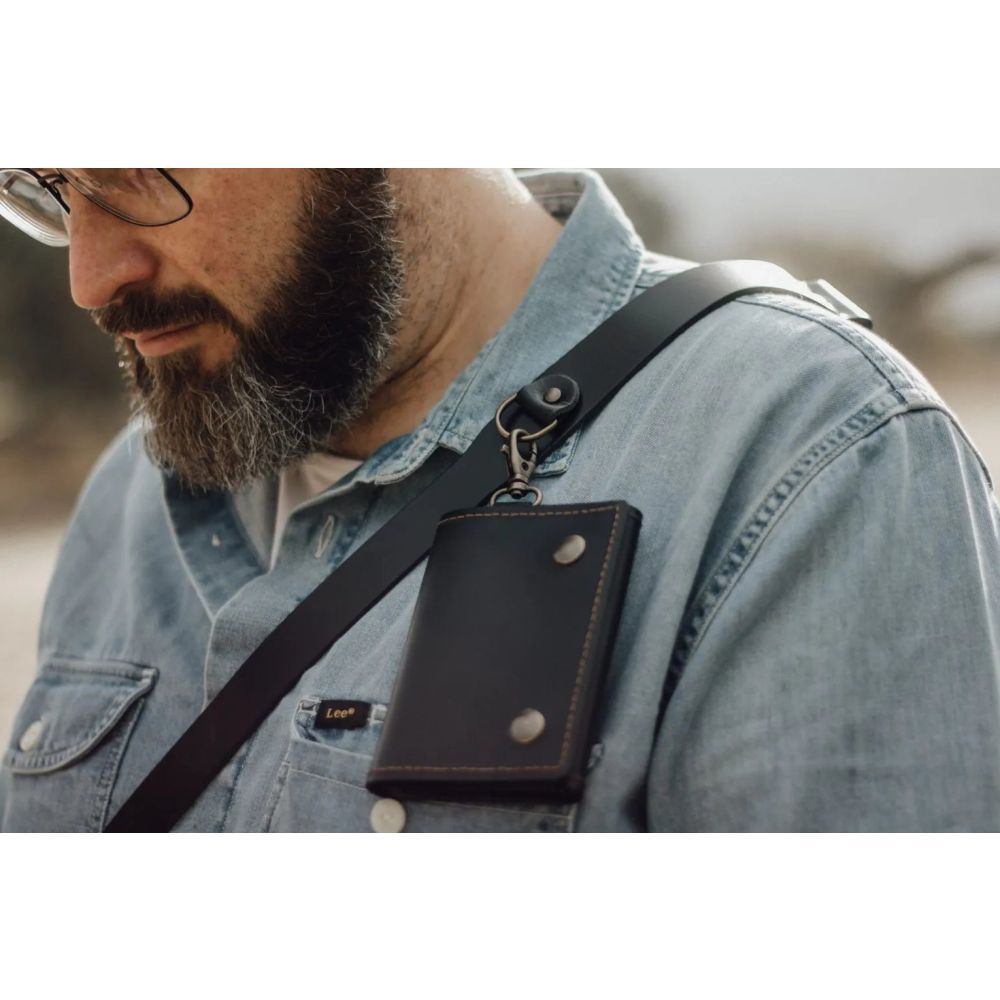 The Hantler Memory card holder Black / Brass, 6x SD
