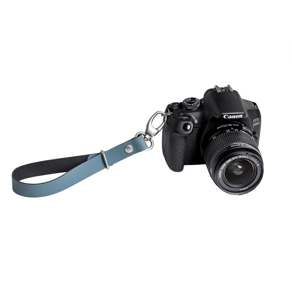 The Hantler Wrist strap Steel blue / Old silver