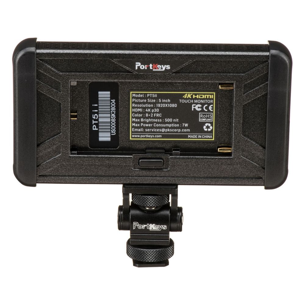 Portkeys PT5 II 5" 4K HDMI Touchscreen Montitor with 3D LUT Support