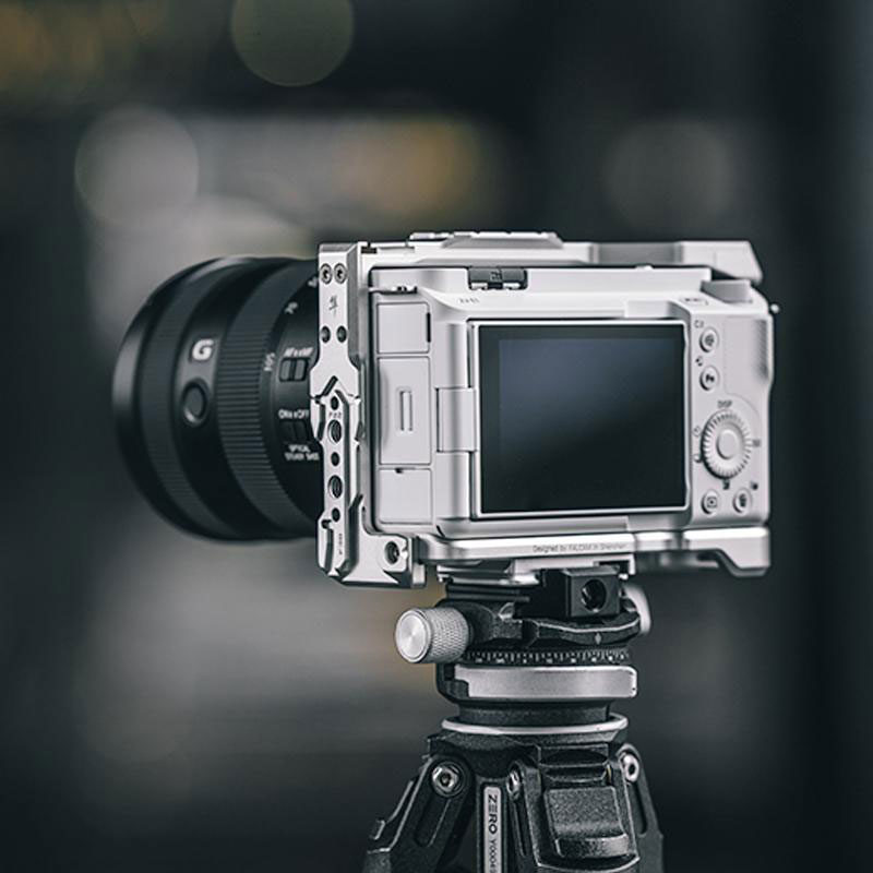Falcam F22&F38&F50 Quick Release Bottom Plate Silk Silver (FOR SONY ZV-E1) C00B3504W
