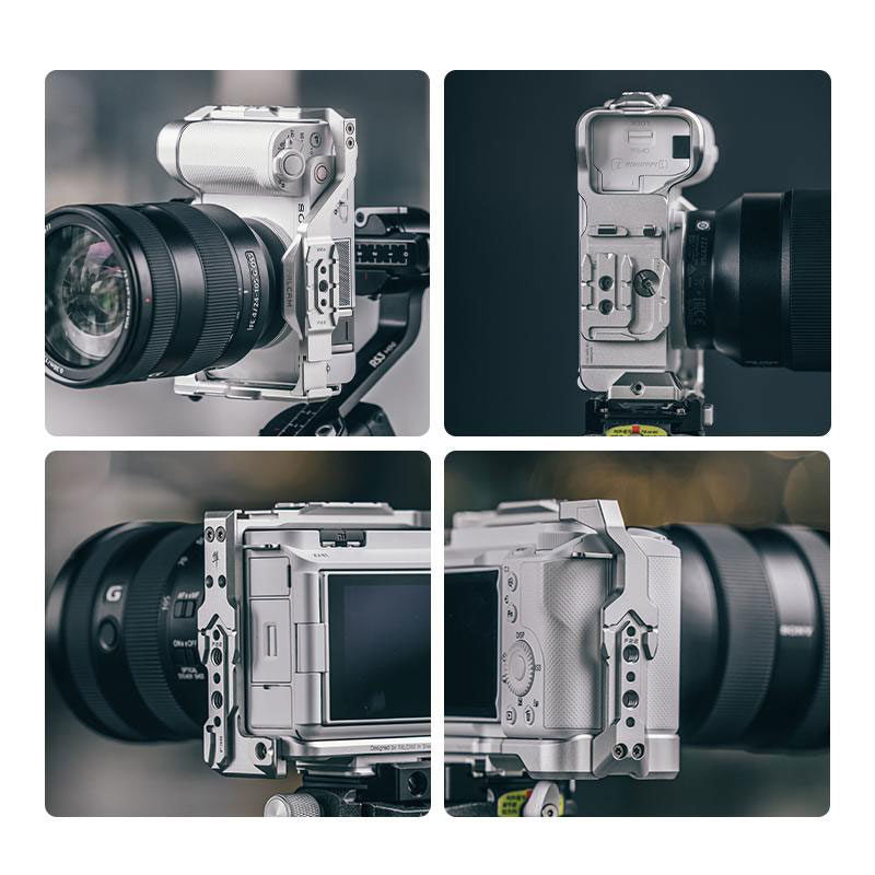 Falcam F22&F38&F50 Quick Release Bottom Plate Silk Silver (FOR SONY ZV-E1) C00B3504W