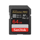 SanDisk Pro 64GB V60 UHS-II SD Card 280/100MB/s