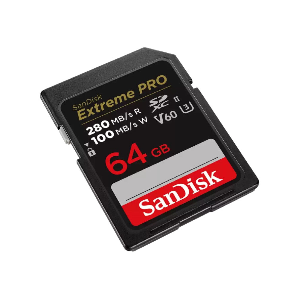 SanDisk Pro 64GB V60 UHS-II SD Card 280/100MB/s