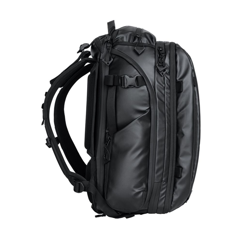 WANDRD Transit 45L Travel Backpack Black Essential+ Bundle