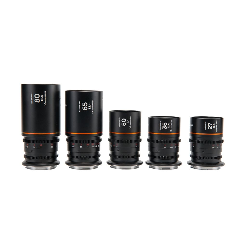 Laowa Nanomorph S35 Bundle (27,35,50,65,80mm) (Amber) L-mount