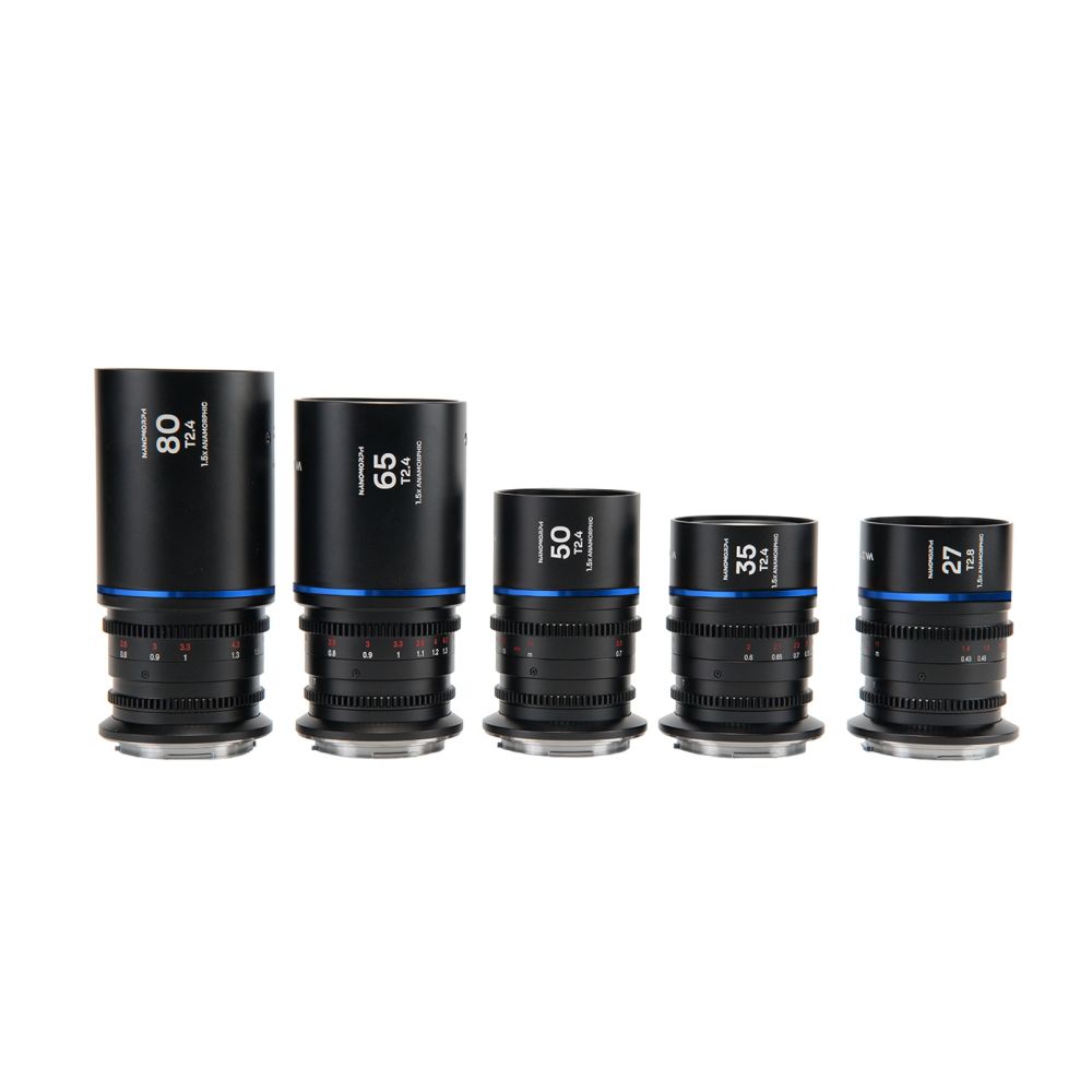Laowa Nanomorph S35 Bundle (27,35,50,65,80mm) (Blue) MFT